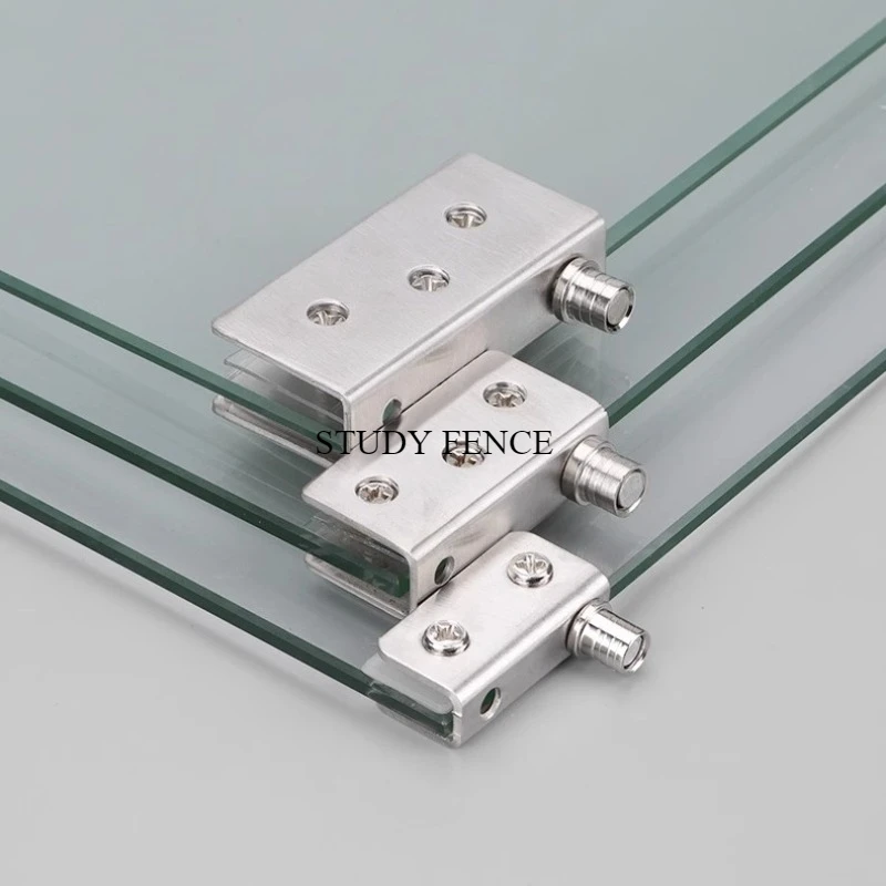 Glass Door Hinge - 2 Set Engsel Kaca Baja Tahan