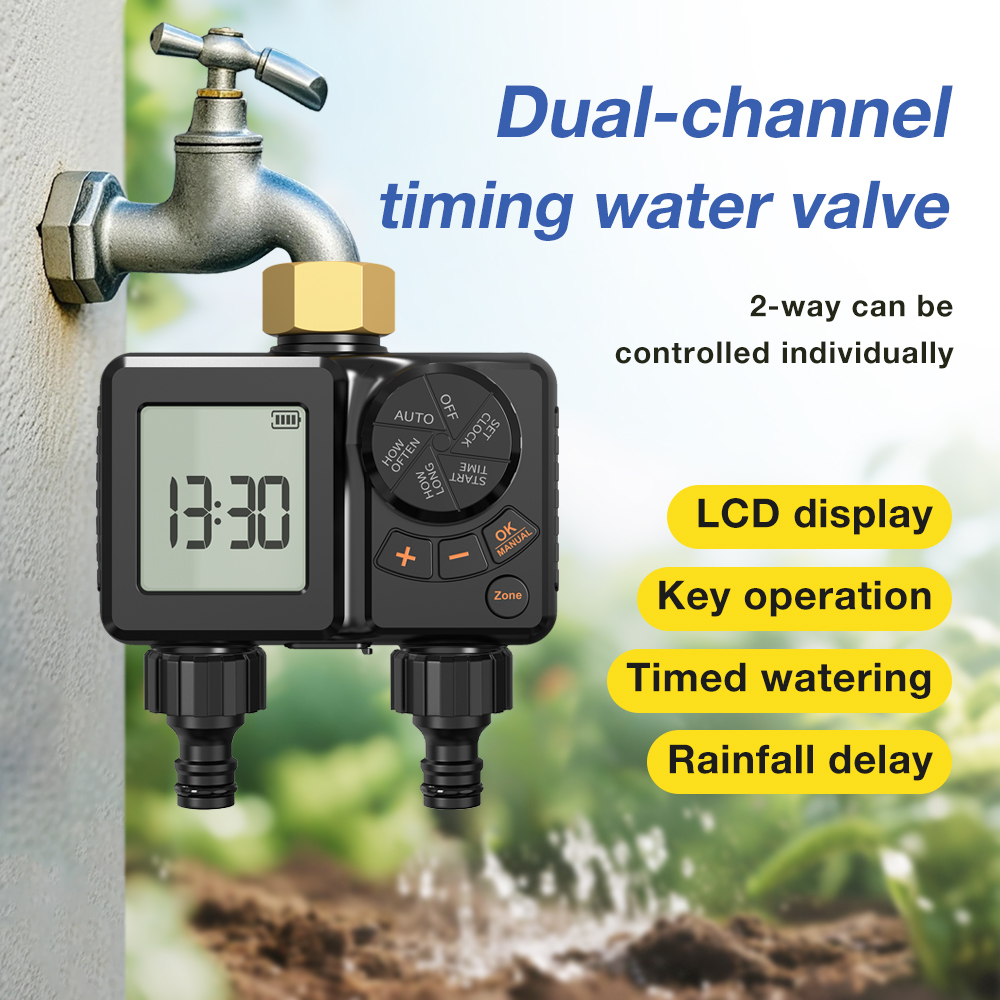 Sistem Penyiraman Otomatis Pin - Timer Dual Outlet ulasan dan harga